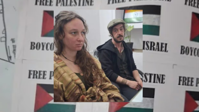 British tourists deported from India for allegedly putting pro-Palestine stickers in holy town