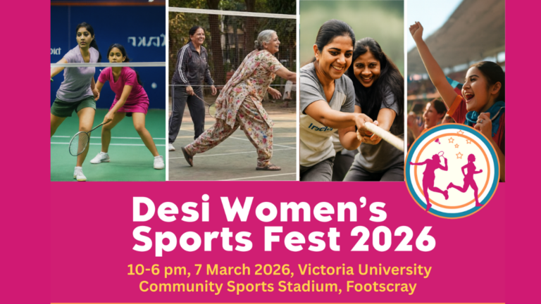 IndianCare to host Desi Women Sports Fest in Footscray ahead of International Women’s Day