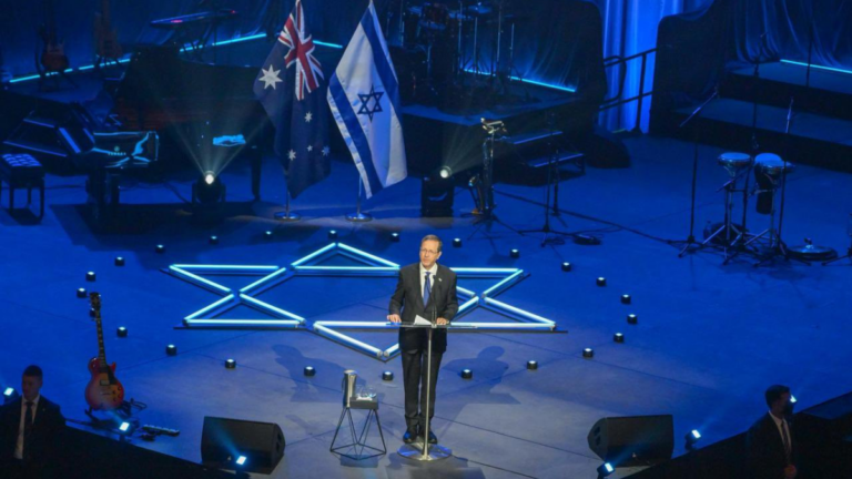 Israeli President Herzog begins Australia visit with tribute to Bondi terror victims