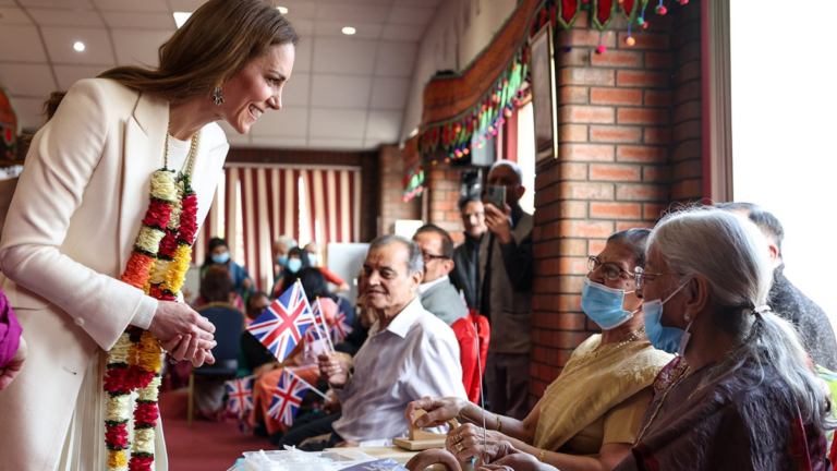 Princess of Wales joins British-Indian community to celebrate Hindu festival of Holi for the first time