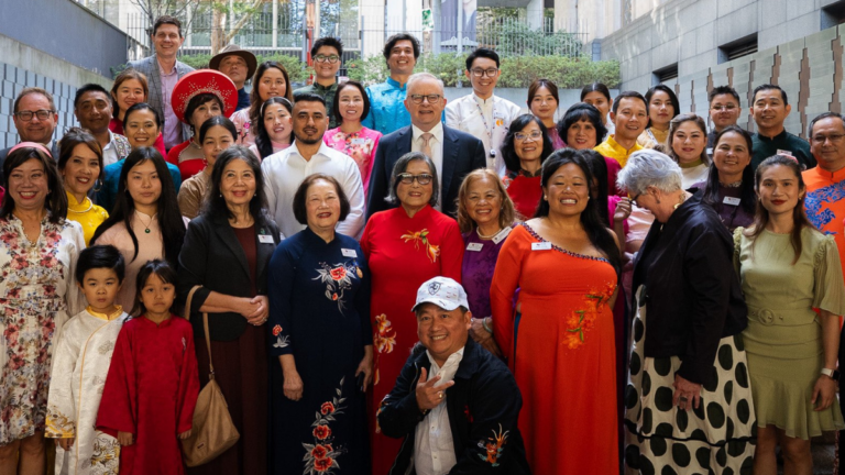 “We are all either migrants or descendants of migrants,” says Prime Minister Albanese as he honours Vietnamese Australians