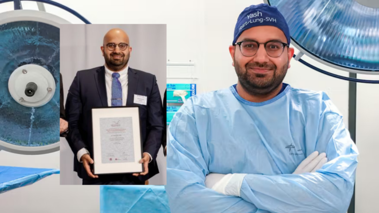 Dr Yashutosh Joshi wins Ministerial Rising Star award for breakthrough heart transplant research