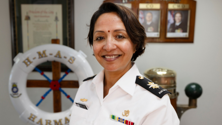 First Hindu chaplain Kamala Sharma-Wing celebrated by Australian Navy for Harmony Week