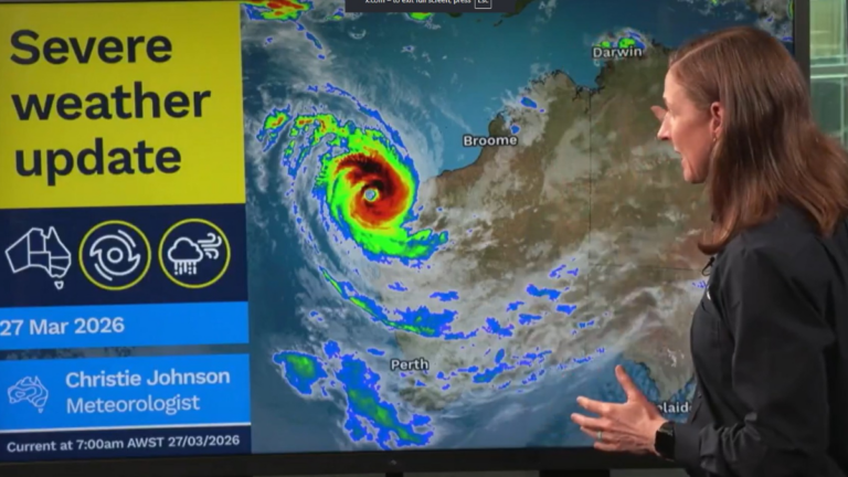 Cyclone Narelle is now larger and ‘more severe’ as it crosses the Western Australian coast
