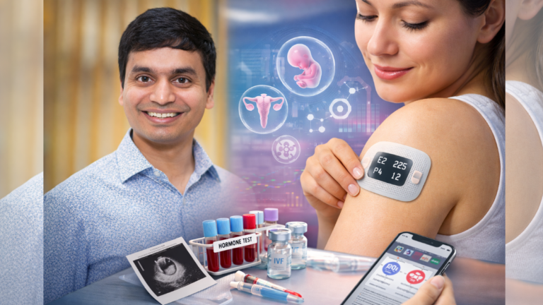 Prof. Sharath Sriram’s breakthrough tech research brings pain-free IVF hormone monitoring closer to reality