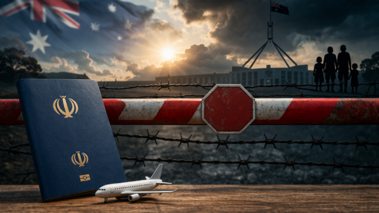 Australia bans entry for Iranian passport holders on Visitor visa Subclass 600