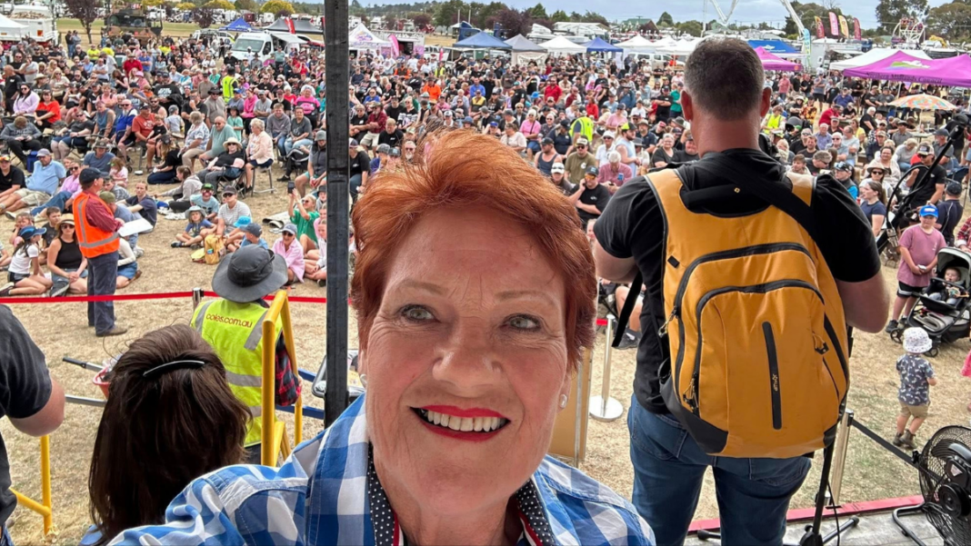 Image Source: Pauline Hanson Facebook page