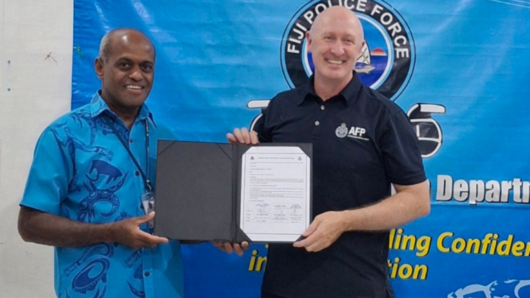 Australia strengthens Fiji police’s forensic capabilities with new digital equipment