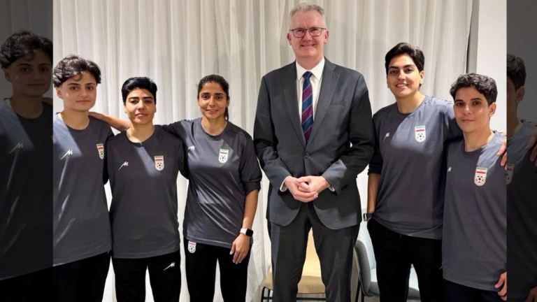 Five Iranian women footballers granted humanitarian visas after late-night Trump call to Albanese