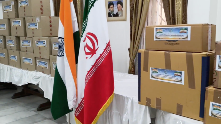 Iran thanks India as first people-funded medical aid shipment reaches Red Crescent