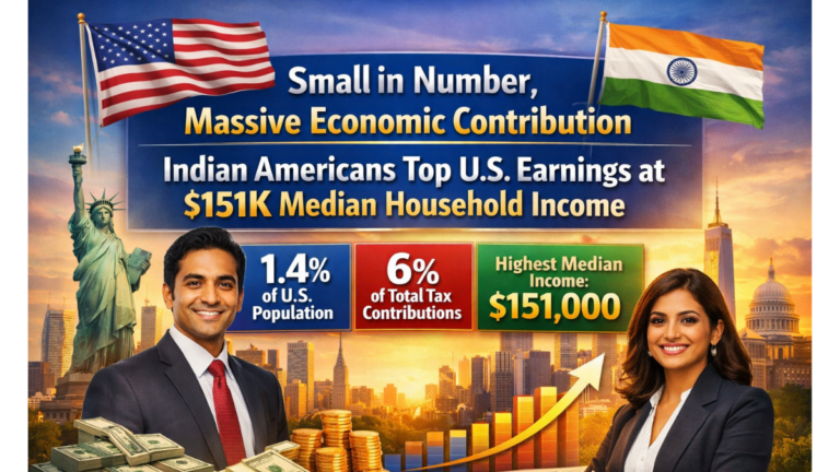 Small in number, massive economic contribution: Indian Americans top U.S. earnings
