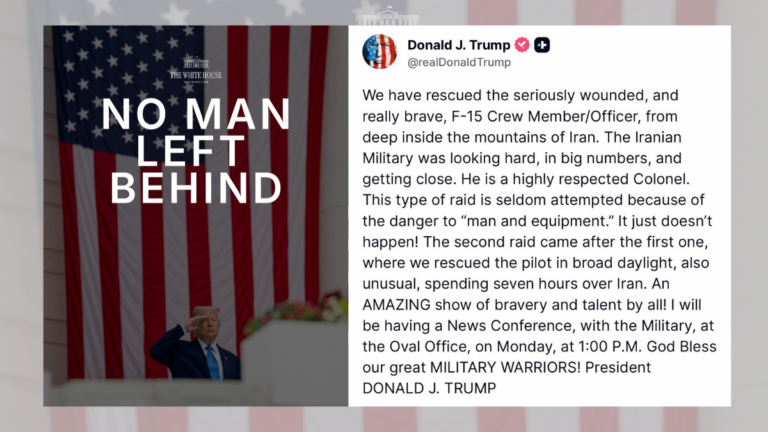 Daring US rescue behind enemy lines after Iran shoots down F-15 jet