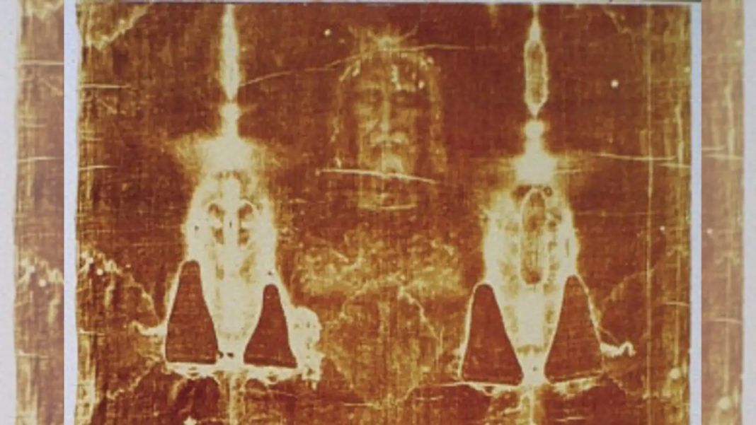 The Shroud of Turin bears an image of a man said to resemble Jesus Christ public domain/Art Collection 2/Alamy