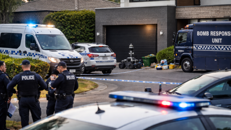 Cleaner’s discovery triggers organised crime probe after drugs, explosives and $1 million cash haul found