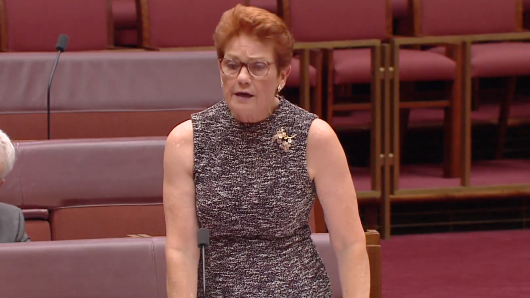 Pauline Hanson; Image Source; The Australia Today