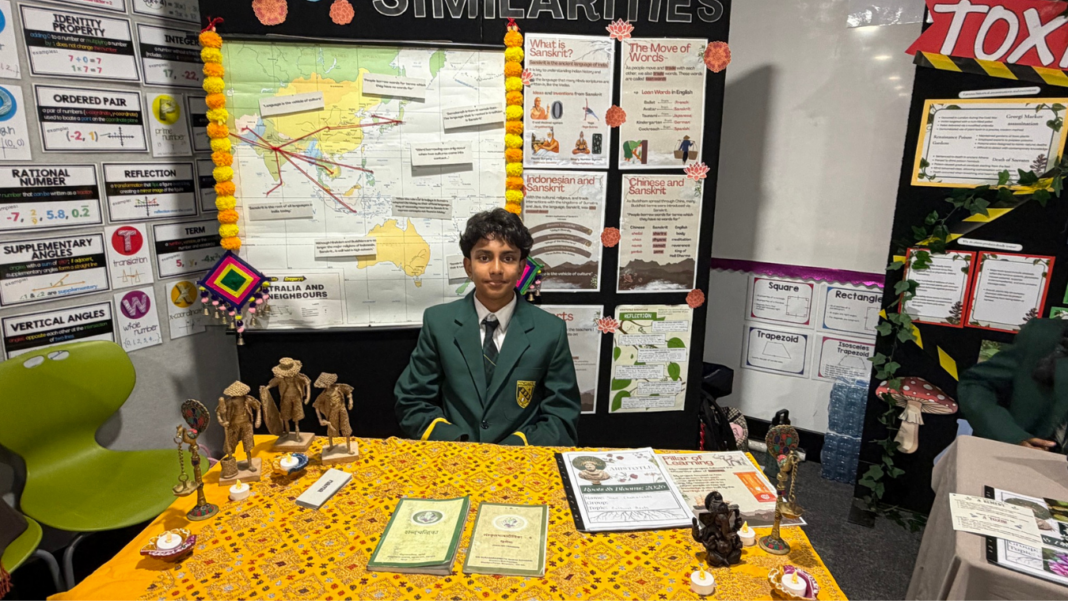 Student Sion Chakalabbi, Image Source: Sydney Sanskrit School