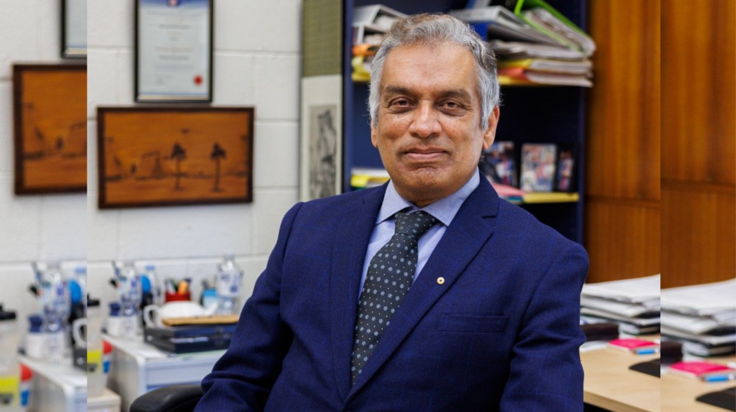 Professor Dr Dharmendra Sharma AM, Chair of Fiji’s National Research Council; Image Source: University of Canberra
