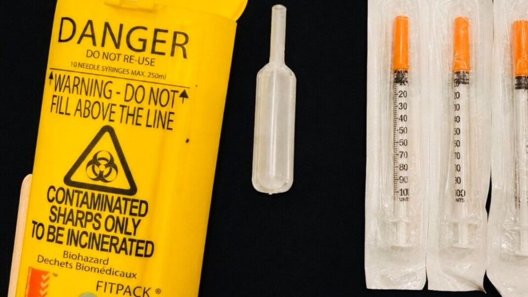 Image: A kit provided under a Australian needle and syringe program (Source: IPPF)
