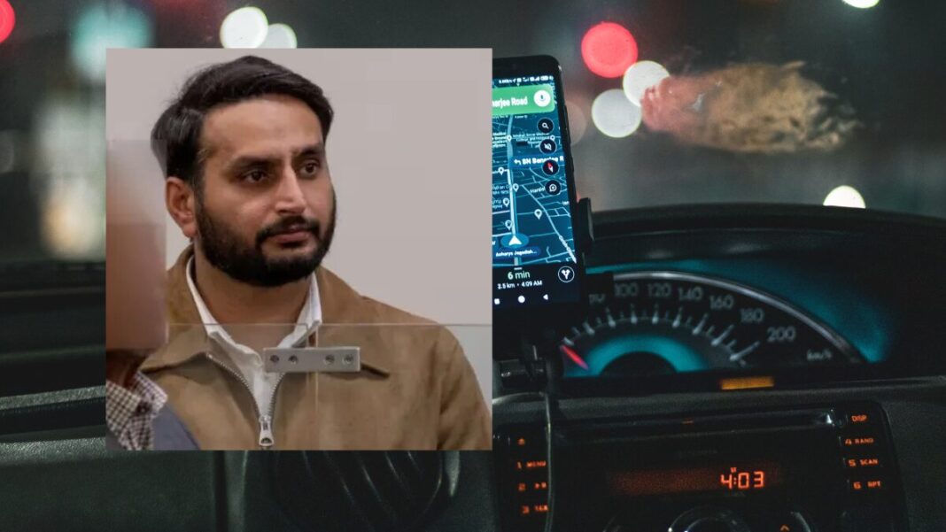 Image: Uber driver Jaspreet Singh (Source: NZ Herald screenshot)