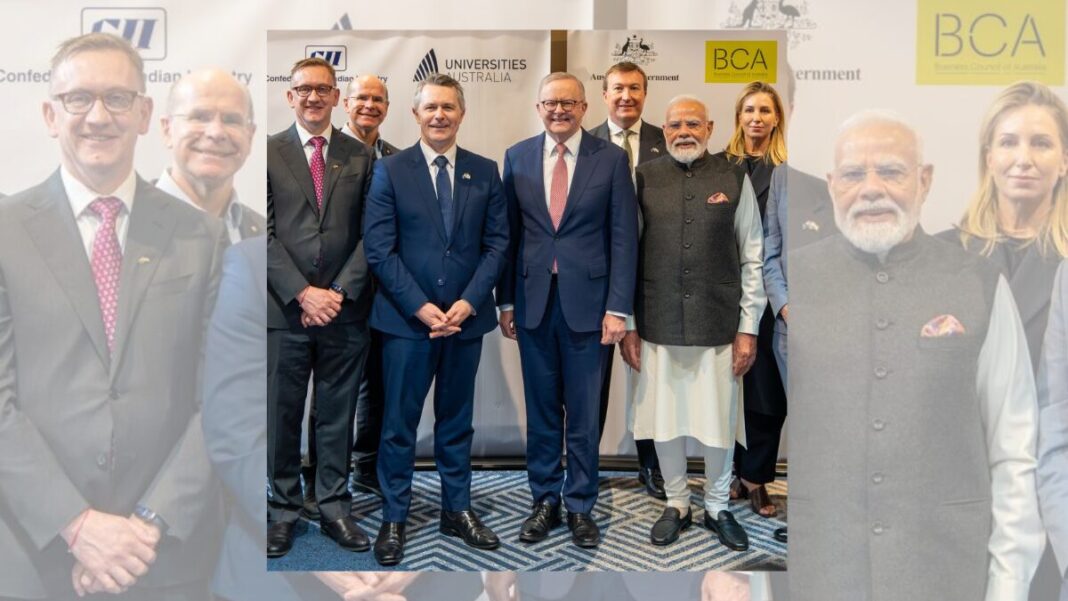 Image: Prime Minister Narendra Modi and Prime Minister Anthony Albanese (Source: LinkedIn)