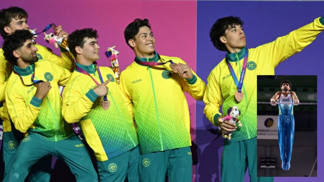 Image: Jesse Moore, Benjamin Foster, Tru Hagens, James Hardy and Ritam Malik (Source: Commonwealth Games)