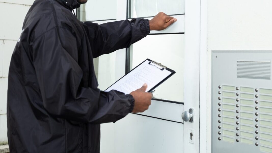 Representative image: Door knocking (Source: Canva)