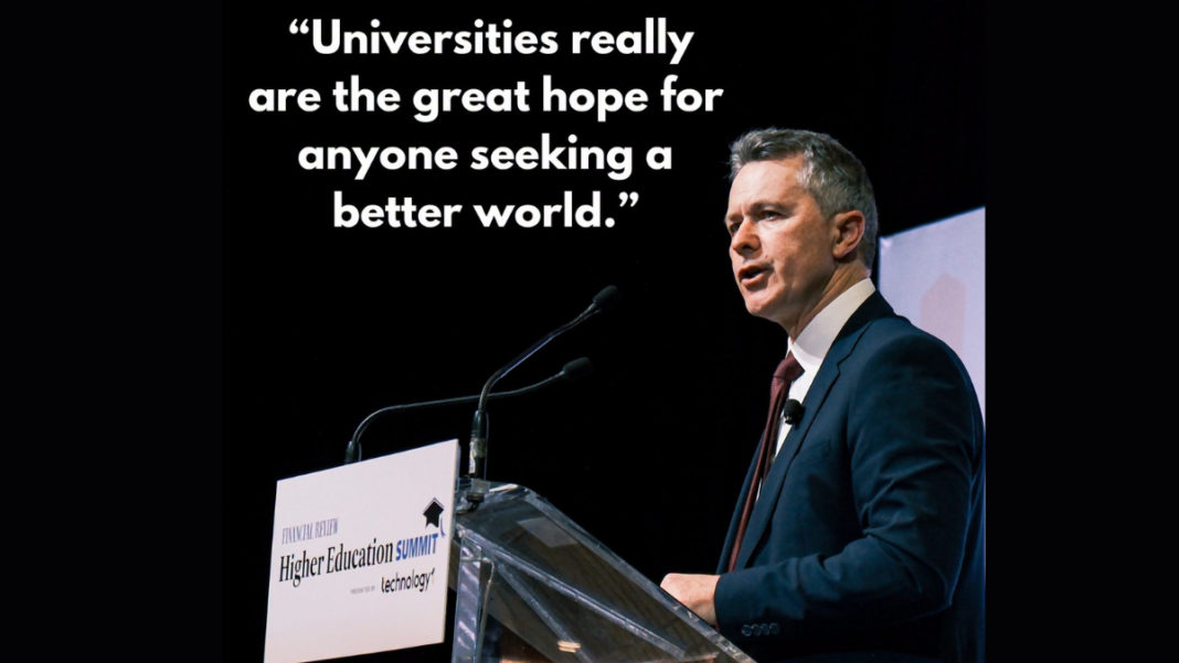 Image: Education Minister Jason Clare (Source: Facebook)