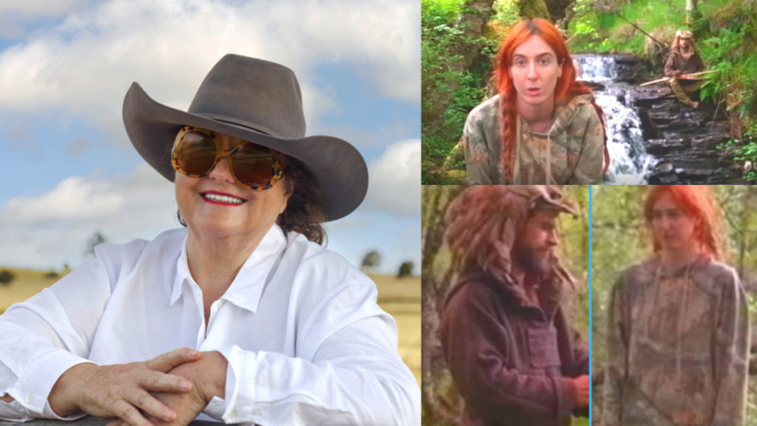 Image: Mining magnate Gina Rinehart (Source: Hancock) and Race Around the World (Source: Screenshot ABC)