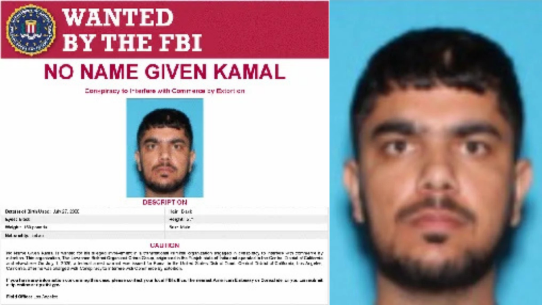 Image: FBI is seeking an Indian national identified as Kamal over his alleged involvement in the Lawrence Bishnoi Organised Crime Group (Source: X)