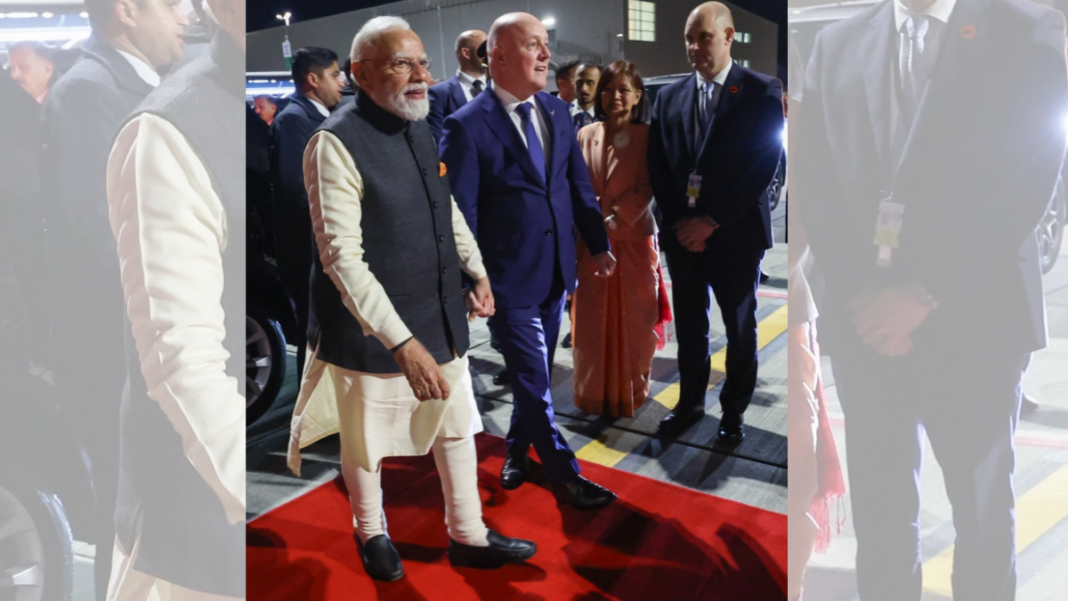 File image: Prime Ministers Narendra Modi and Christopher Luxon (Source: X)