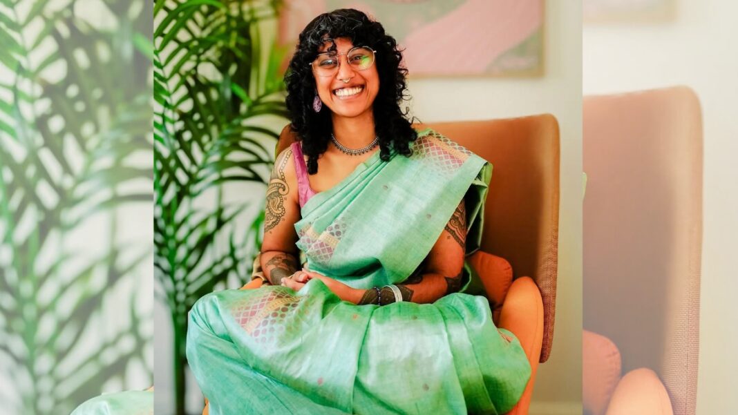 Image: Mental health social worker and community advocate Mish Kumar-Jonson (Source: LinkedIn)