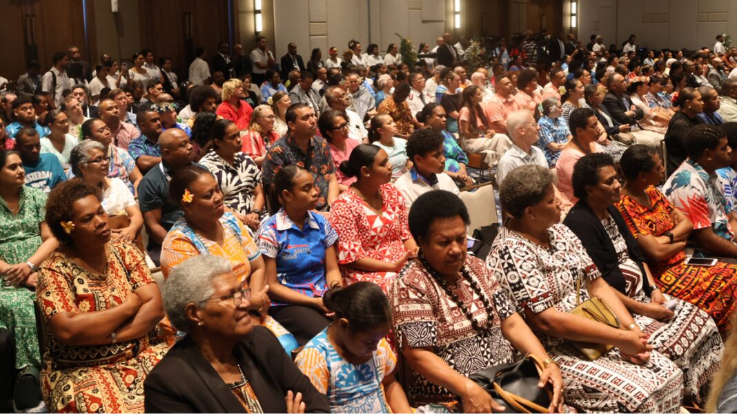 Image: Pacific leaders and delegations gathered in Nadi for a church service on Monday, beginning their Pre-COP31 journey in prayer and reflection ahead of climate negotiations in Fiji and Tuvalu (Source: X)