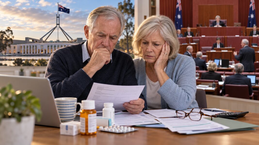 Healthcare Costs Under Watch; Image Source: AI-generated editorial illustration by The Australia Today from supplied material Healthcare Costs Under Watch; Image Source: AI-generated editorial illustration by The Australia Today from supplied material