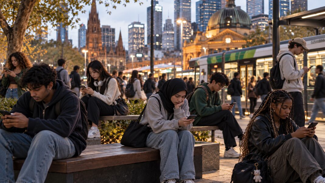 Melbourne’s Digital Disconnect; Image Source: The Australia Today