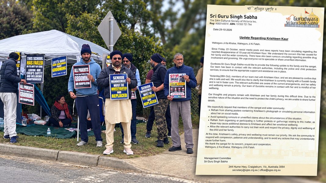 Peaceful protest and community statement; Image Source: AI-generated editorial illustration by The Australia Today from supplied material